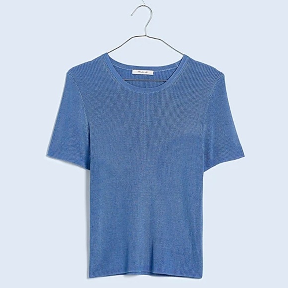 Madewell Celeste Micro-Rib Sweater Tee - Picture 5 of 6